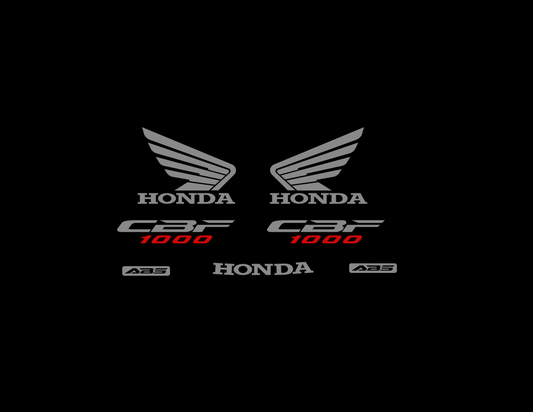 Honda CBF 1000 Vinyl Decal Set. High Quality Vinyl Easy To Apply. Custom Options Available.