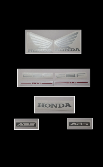 Honda CBF 600 Vinyl Decal Set. High Quality Vinyl Easy To Apply. Custom Options Available.